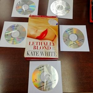NWT!!! Lethally Blond by Kate White Audio Book Collection of  5 CD's